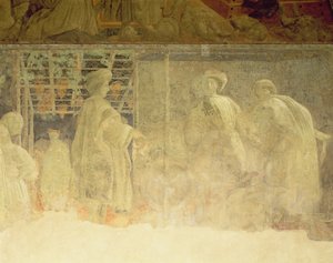 挪亚的醉酒，c.1446（壁画破损） 作者 保罗·乌切洛